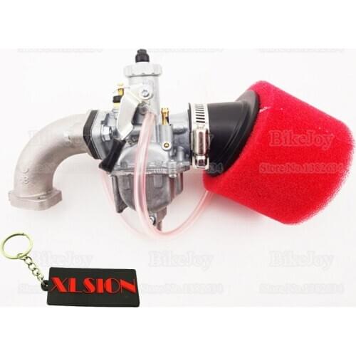 Mikuni VM22 26mm Carburetor Carb + 38mm Air Filter + Manifold Intake Pipe + Gasket for 110cc 125cc 140cc YX Lifan Pit Dirt Bike