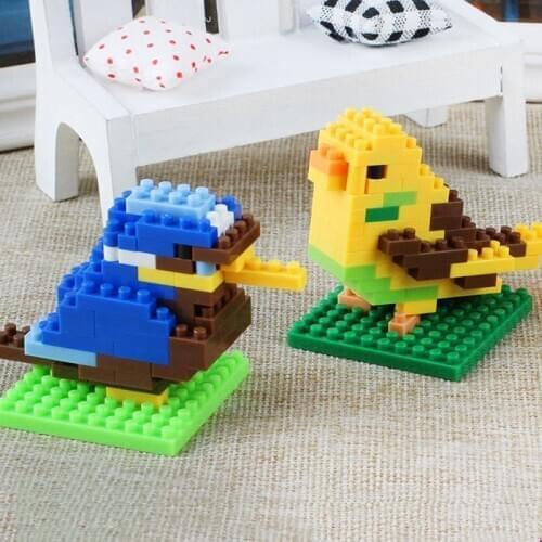 Animal building blocks cartoon small particles compatible with DIY assembled educational childrens toys gifts