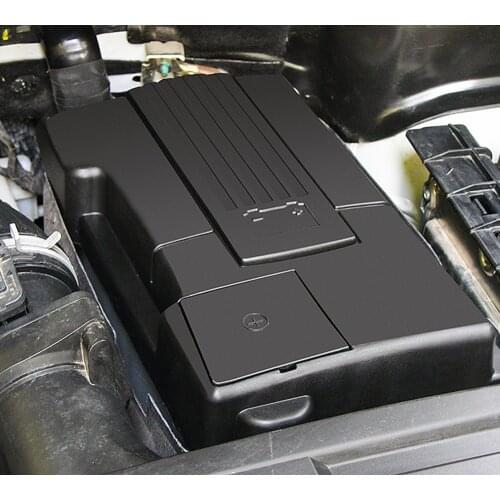For Volkswagen VW Touran MK2 2015-2020 Car Engine Battery Protection Cap Dustproof Cover Positive Negative Anode Rustproof Shell