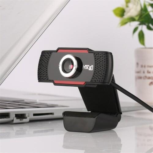 Mini Camera HD Adjustable Computer Webcam Built-in Sound-absorbing Microphone For Video Teaching Live Computer Accessories