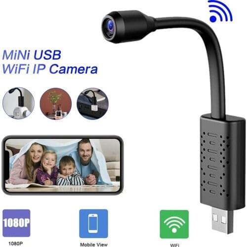 USB Mini Wifi Camera Home Surveillance IP Camera 1080P Motion Detection Micro Camcorder Small Vioce Audio DVR Recorder U21