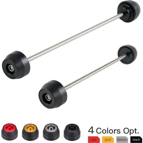 Motorcycle Aluminum Delrin Front Rear Axle Sliders for Triumph Street Triple R RX Daytona 675 675R