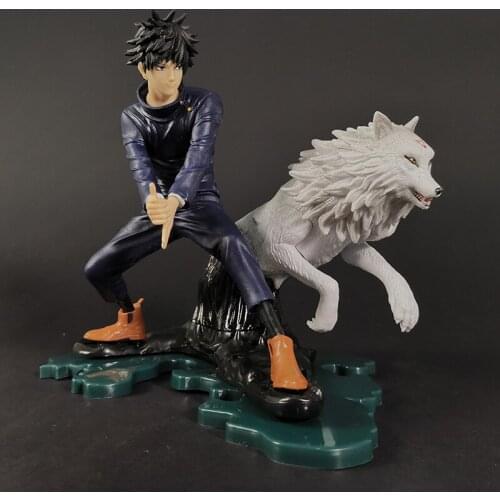Pre-Sale Jujutsu Kaisen Fushiguro Megumi Japanese Anime Figuur Hand Made Ornaments Desktop Model