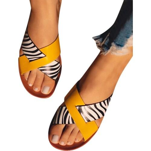 SAGACE Womens Vacation Beach Shoes Plus Size Roman Cross Strap Slides Beach Slippers Flat Open Toe Outdoor Flat Daily Shoes