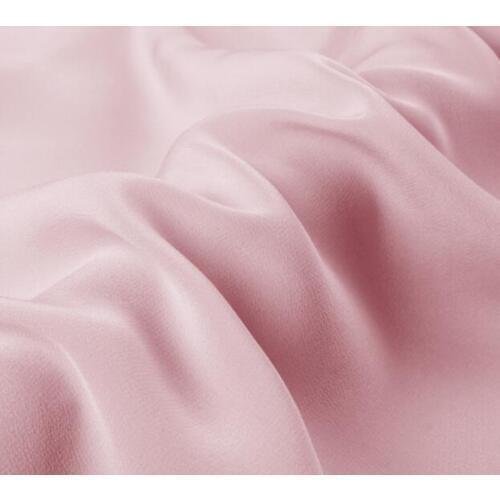 Silk fabric silk fabric silk garment version 100% silk fabric color pink crepe A very delicate version of the design of fabric D