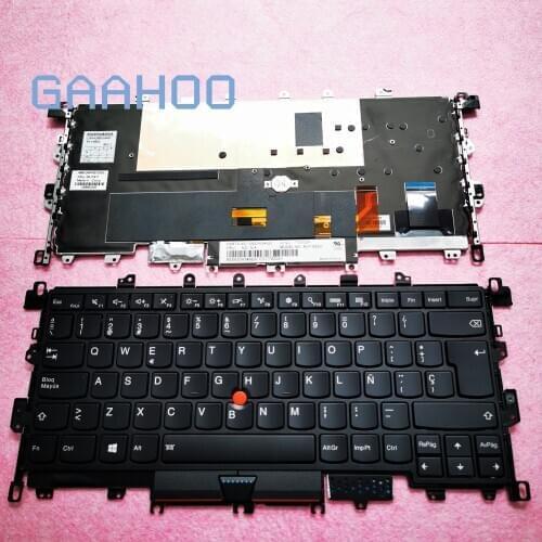 SP Spain Brand new original Keyboard for LENOVO THINKPAD X1 YOGA 1ST gen 2IN1 LAPTOP Keyboard Backlit 00JT871