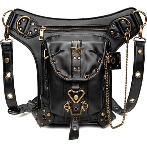 Retro cross-body bag woman bag punk shoulder bag fashion bag