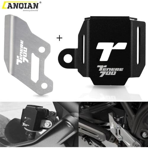 For Yamaha TX690Z XTZ690 XTZ700 XT700Z Tenere 700 Rally T7 2019 2020 2021 Motorcycle Brake Cylinder + Rear Brake Reservoir Guard