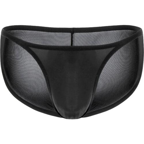 New Seamless Sexy Men Underwear Men Briefs Pouch Breathable Panties Men Bikini Solid Low Waist Soft Underwear Mesh Underpants