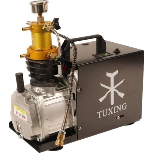 TXES031 TUXING 4500Psi 300Bar Pcp Air Compressor Electric High Pressure Pump for Pneumatic PCP Rifle Airgun Scuba Inflator