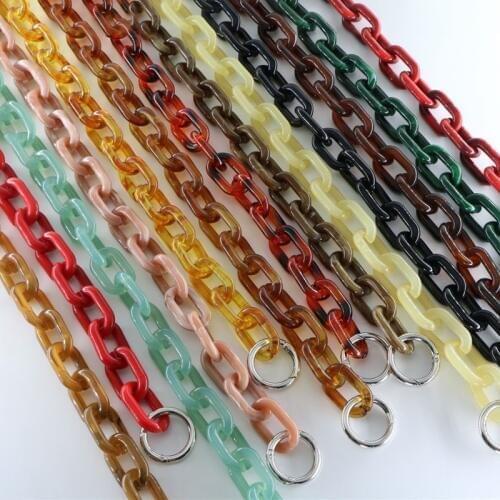 Resin Handbag Handle Shoulder Strap Luxury Designer Acrylic Crossbody Bags Belt High Quality Chain Purse Belts Bag Accessories