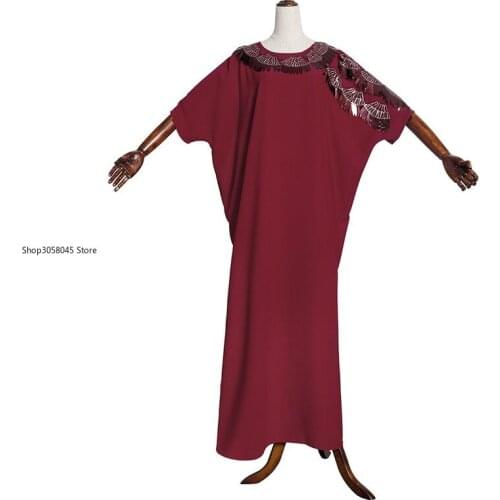 Plus Size Islamic Clothing Muslim Dress Women Abaya Dubai Turkish Long Robe Kimono Sequin African Moroccan Kaftan Evening Gowns