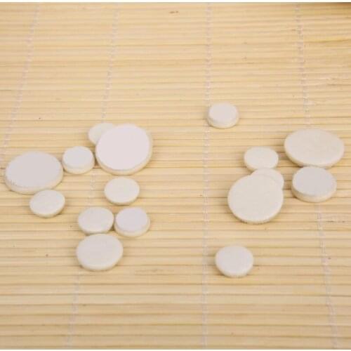 17Pcs Faux Leather Clarinet Key Pads Musical Woodwind Wind Music Replacement