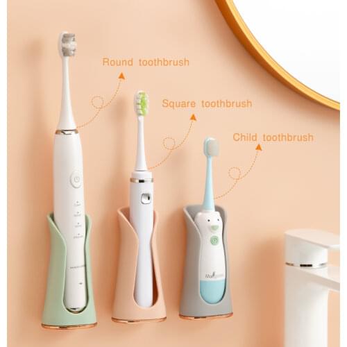 2/3PC Silicone Electric Toothbrush Holder Wall-Mounted Traceless Toothbrush Organizer Storage Stand Rack Bathroom Accessories