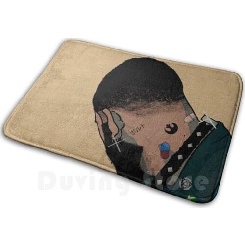 21Th Century Cowboy Soft Non-Slip Mat Rug Carpet Cushion Manga Anime Japanese Tattoo Katana Volt Voltzilla