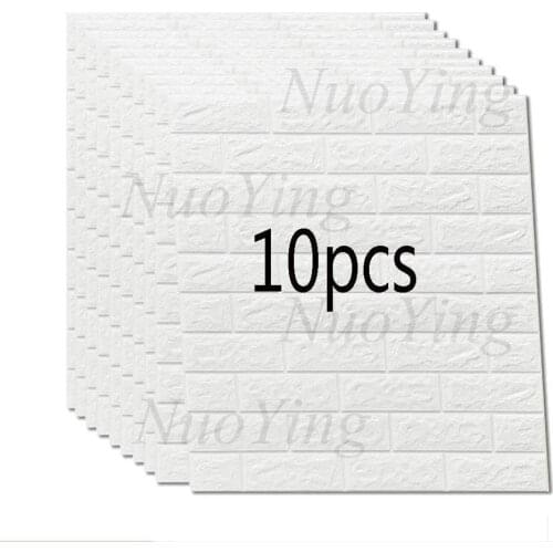 3D Wall Stickers Home Decor Living Room Imitation Brick Self-adhesive Wallpaper Waterproof Panels Bedroom Kitchen TV Backdrop