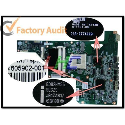 605902-001 lap G62 I3 I5 I7 connect board connect with motherboard full test lap connect board