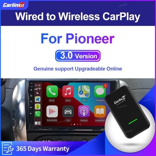 Carlinkit 2.0 Wireless CarPlay Adapter for Pioneer （Modified Android multimedia host with CarPlay） Smart Box Pug and Play IOS 14