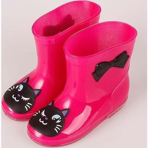 Children girls/boys rain boots shoes kids baby candy-colored shoes winter/autumn fashion non-slip boots waterproof shoes summer