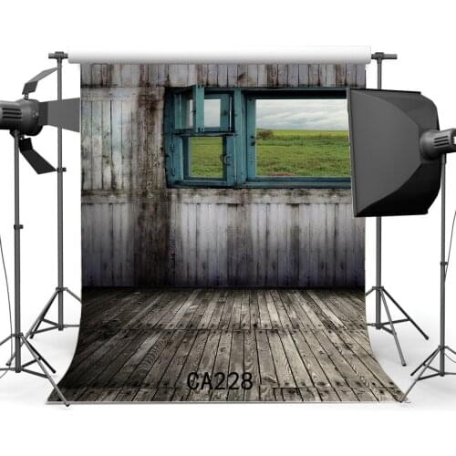 Photography Backdrops Vintage Stripe Wooden Floor Toddlers Portraits Background