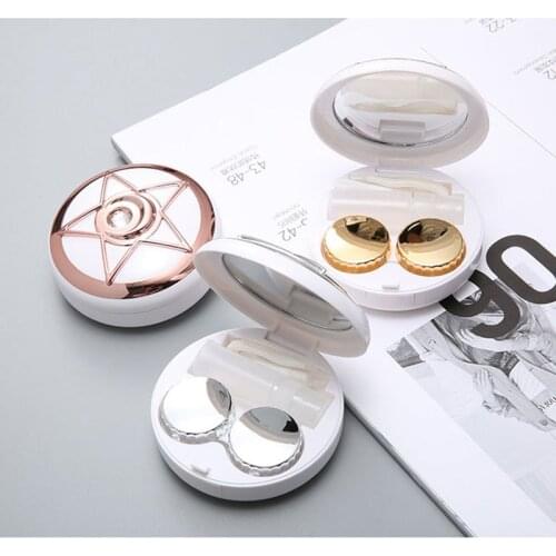 Cleaning contact lens storage box electric cleaner cartoon pattern