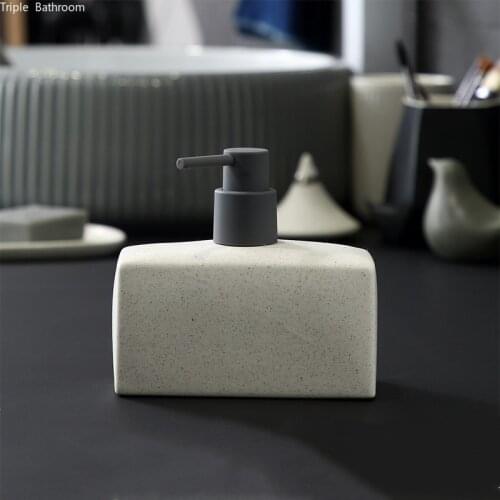 Creative Hand Sanitzer Holder Ceramic 500ml Household Wristband Hand Dispenser Soap Dispenser Bathroom Decoration Accessories