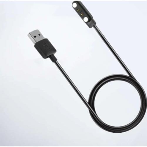 2pin Wristbands Charging Line Smart Watch Magnet Suction Charge Cable 2-pin 4mm USB Power Charger Cables Emergency Protection