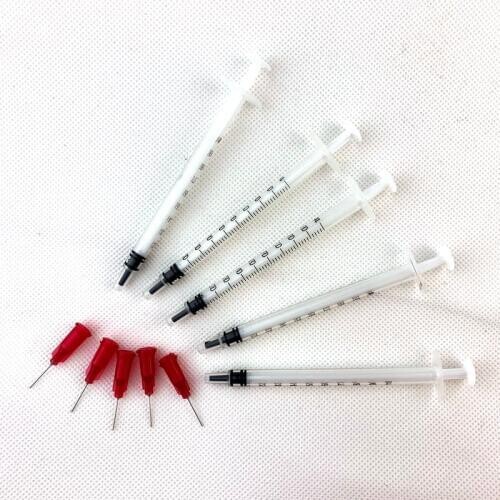 Kit 1ml glue syringes & 25G fine Tips