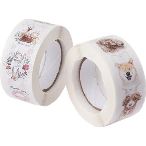 500pcs cute cartoon animals stickers journal scrapbooking teacher encouragement reward for children stationery