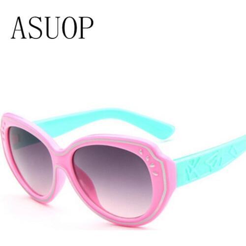 2019 new fashion men and women childrens sunglasses classic retro brand design childrens round glasses UV400 oval goggles