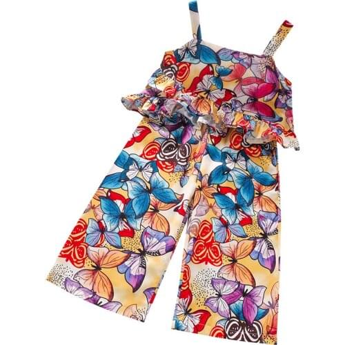 2021 New Girls Dresses Bohemia Children Dresses Girls Summer Floral Party Dresses Teenage Girls Clothing For 6 8 12 14 Years