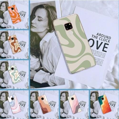 Silicone Phone Case For Huawei Mate 20 10 9 Lite Aesthetic Art Painting Fashion Pretty Back Cover For Huawei Mate 7 8 9 10 Pro