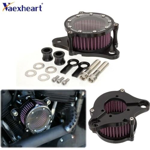 Motorcycle Air Cleaner Intake Filter For Harley Sportster Touring XL883/1200 X48
