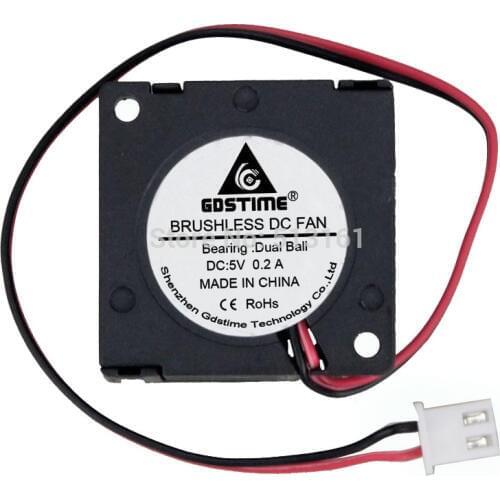 10 Pieces Gdstime 3D Printer Fan 5V 30mm * 10mm 30mm 3cm Brushless Blower Cooling Cooler Fan Small Turbo Blower Cooler