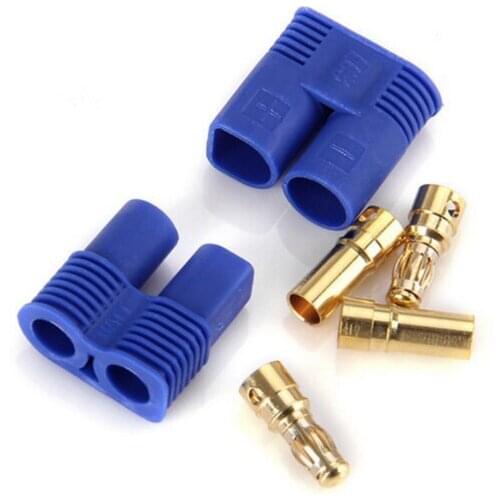 5 pairs Female Male EC3 3MM Gold Plated Bullet Connector Plugs For RC Battery Model Parts