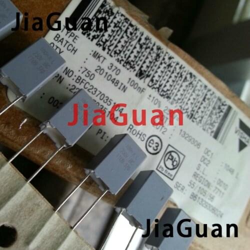 50PCS NEW PH BC MKT370 0.1UF/250V P5MM 104/250V film capacitor VISHAY MKT 370 0.1UF 250V 104 100NF 250VDC