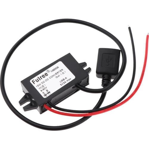 8-60V To 5V USB DC/DC Buck Converter Car Auto Power Step Down Module