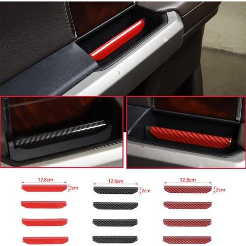 ABS Interior Door Handle Strips Trim Decoration Cover Fit For Ford F150 2015-2021 Car Interior Accrssories