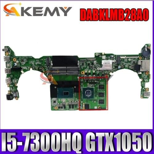 Akemy DABKLMB28A0 Laptop motherboard for ASUS TUF Gaming FX503VD original mainboard I5-7300HQ GTX1050