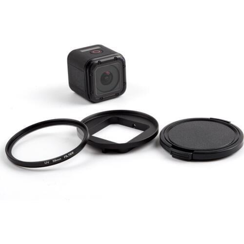 For GoPros Accessories 58mm Round Circle Polarizer Filter UV Lens Filter with Cap for GoPro HERO 4 session