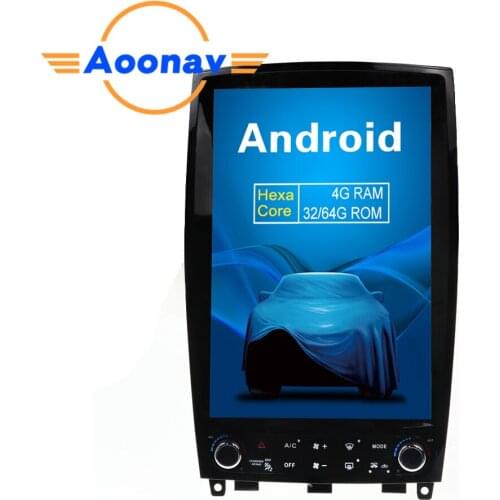 AOONAV 12.1 inch car GPS Radio GPS navigation For Infiniti EX25/EX30/EX35/EX37 2007-2013 DVD player Android 9.0 vertical screen