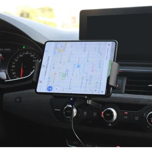 Car Wireless Charger Fold Screen 15W Qi Fast Phone Charger Holder for Samsung Galaxy Z Fold 3 2 iPhone 12 Pro Max Huawei Mate X