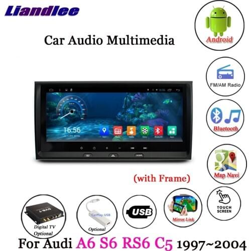 Car Android Multimedia Player For Audi A6/S6/RS6/C5/MK5 1997-2006 Radio GPS Navigation System Carplay Auto Video
