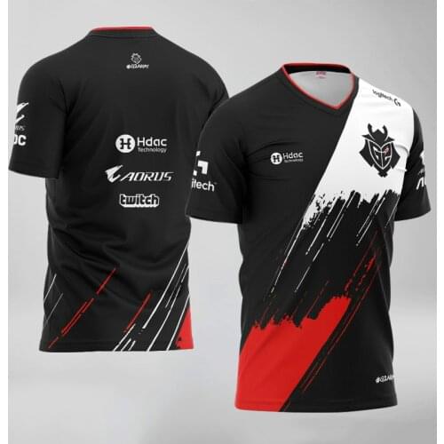 LOL CSGO LEC G2 T-shirt Men’s Women’s Fashion Streetwear High Quality Jersey, Customized ID North America No. 1, Club