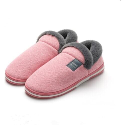 Cotton Slippers Female Winter Bag With Couple Indoor Non-Slip Household Warmth Plush Home Wholesale