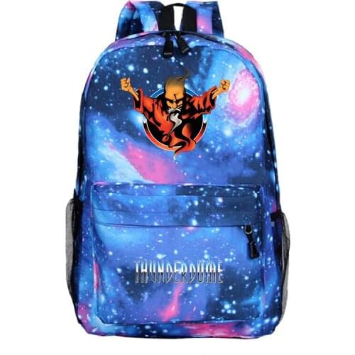 Thunderdome Backpack Students School Bags Men Women Bagpacks Knapsack for Girls Boys Kids Canvas Laptop Rucksack Mochila Satchel