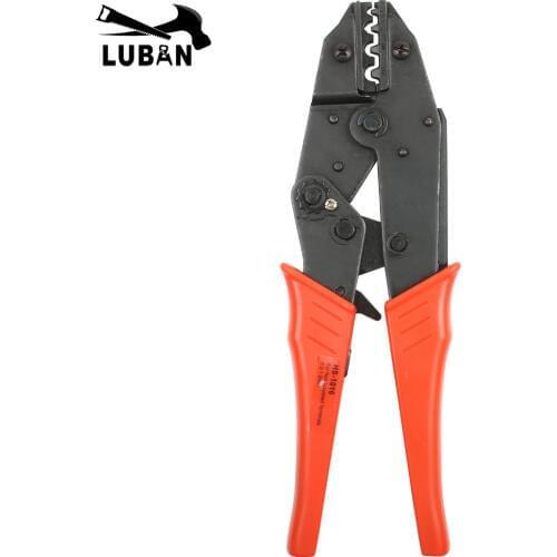 LUBAN HS-1016 wire stripper EUROP STYLE RATCHET crimping tool crimping plier 0.5-16mm2 multi tool tools hands pliers