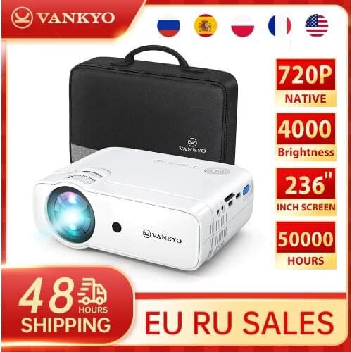 VANKYO Leisure D30W Mini WiFi Projector Full HD 1080P Supported Projector with Synchronize Smart Phone Screen Portable Projector