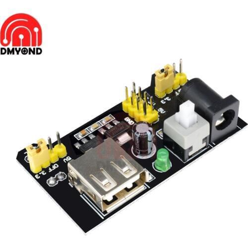 Power MB-102 MB 102 Breadboard Power Supply Module MB102 3.3V 5V For Arduino Solderless Bread Diy Electronic PCB Board