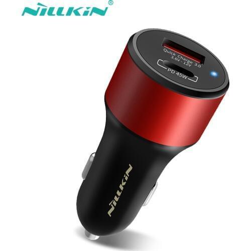NILLKIN PD Car Charger adapter USB Quick Charge 3.0 Mobile Phone Charger Type C Fast Charger For iPhone For Samsung For xiaomi